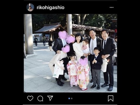 東尾理子、七五三の家族写真＆３人兄妹おめかしショットに「可愛すぎます」「おじいちゃま嬉しいそっ！」