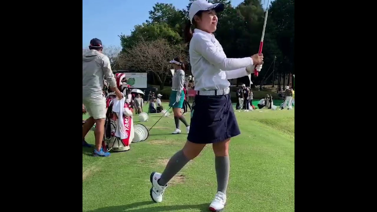 【プロサポートカーブログ】古江彩佳 プロデビュー戦スイング