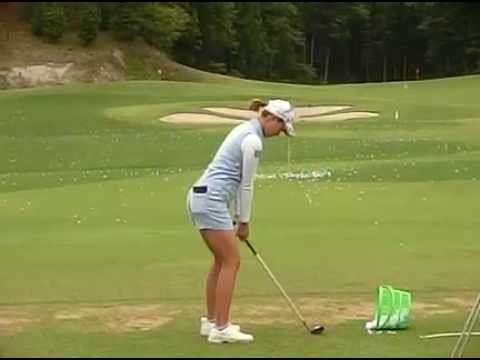 サントリーレディース2014　木戸愛プロ　アイアンショット　