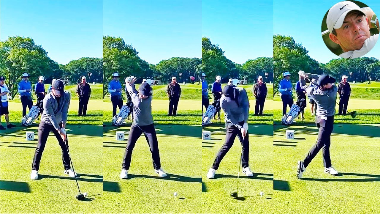 Rory McIlroy ロリー・マキロイプロゴルファー DRIVER SHOT SLOW MOTION !!!