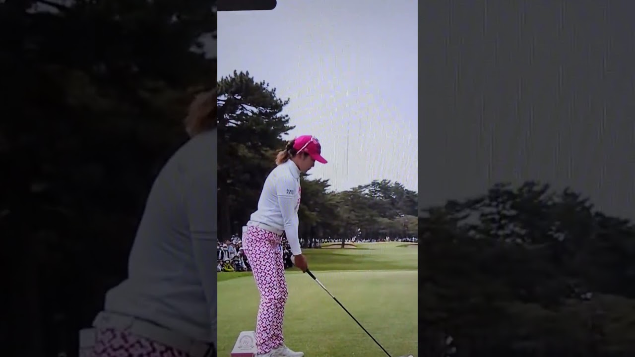 【派手すぎる】原英莉花 ピンクの派手なウェア  #shorts #原英莉花