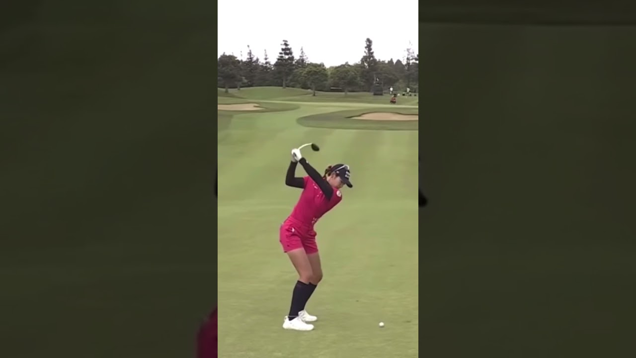 【ゴルフ】 原英莉花　スイング