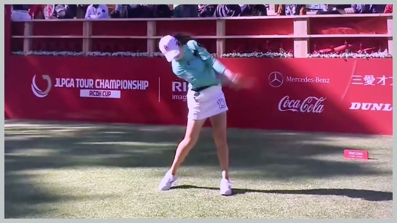 【ゴルフ】 稲見萌寧　スイング