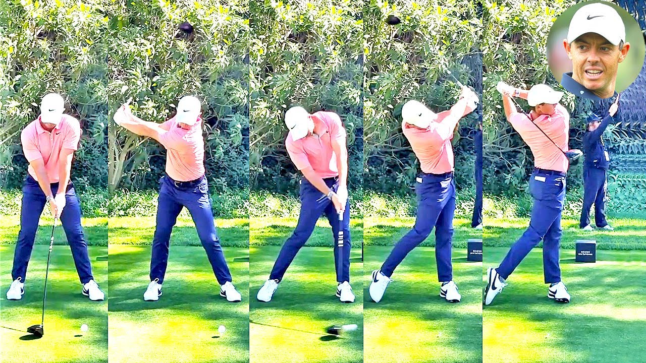 Rory McIlroy ローリー・マキロイ プロゴルファー DRIVER SHOT SLOW MOTION !!!