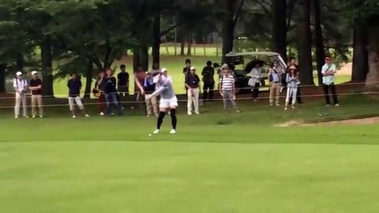 森田理香子選手　アイアンショット　Suntory  Ladies Open Pro-Am Charity Tournament  2014