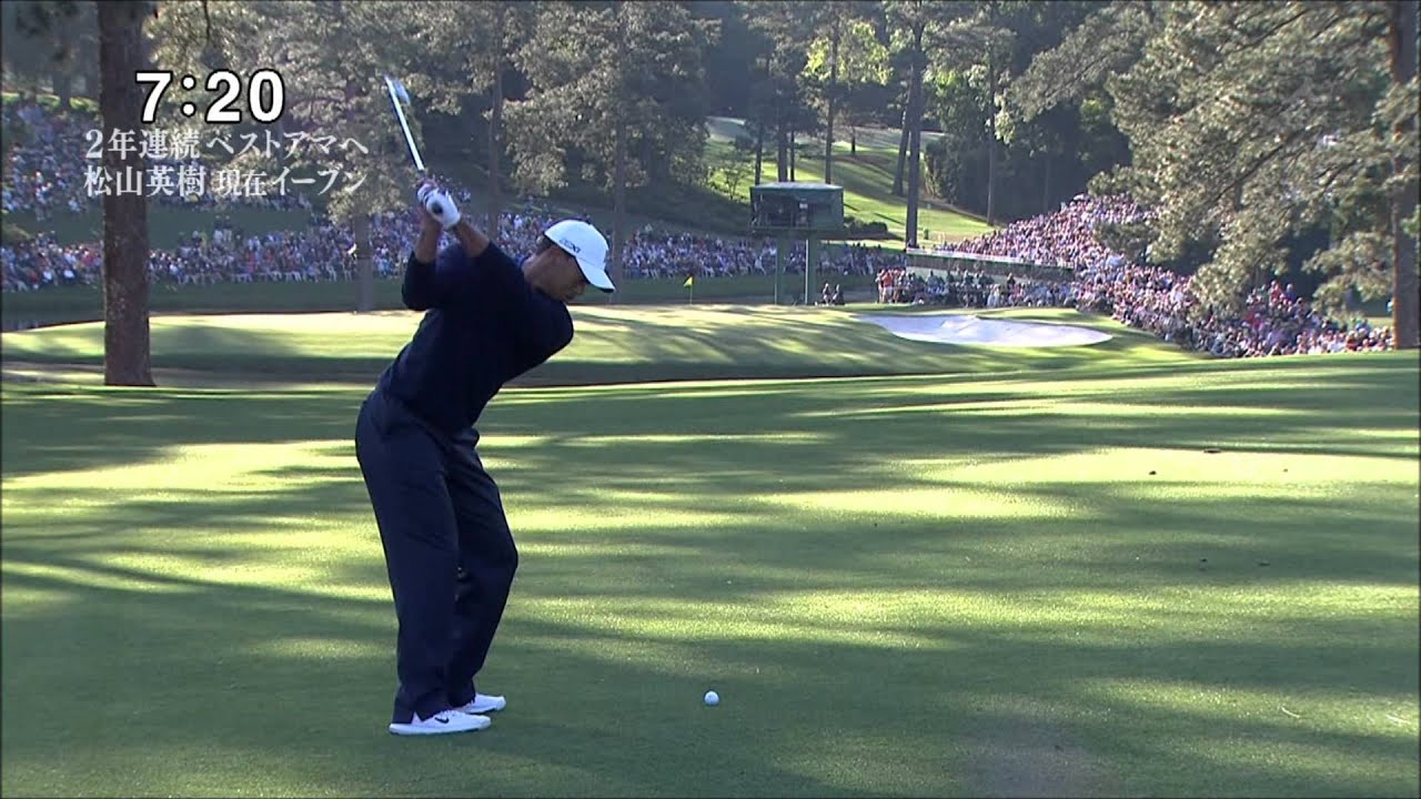 タイガーウッズのミスショット　スイング解析