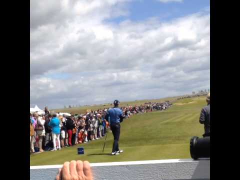 Henrik Stenson Nordea Masters 2015 Day 4 tee shot hole 1