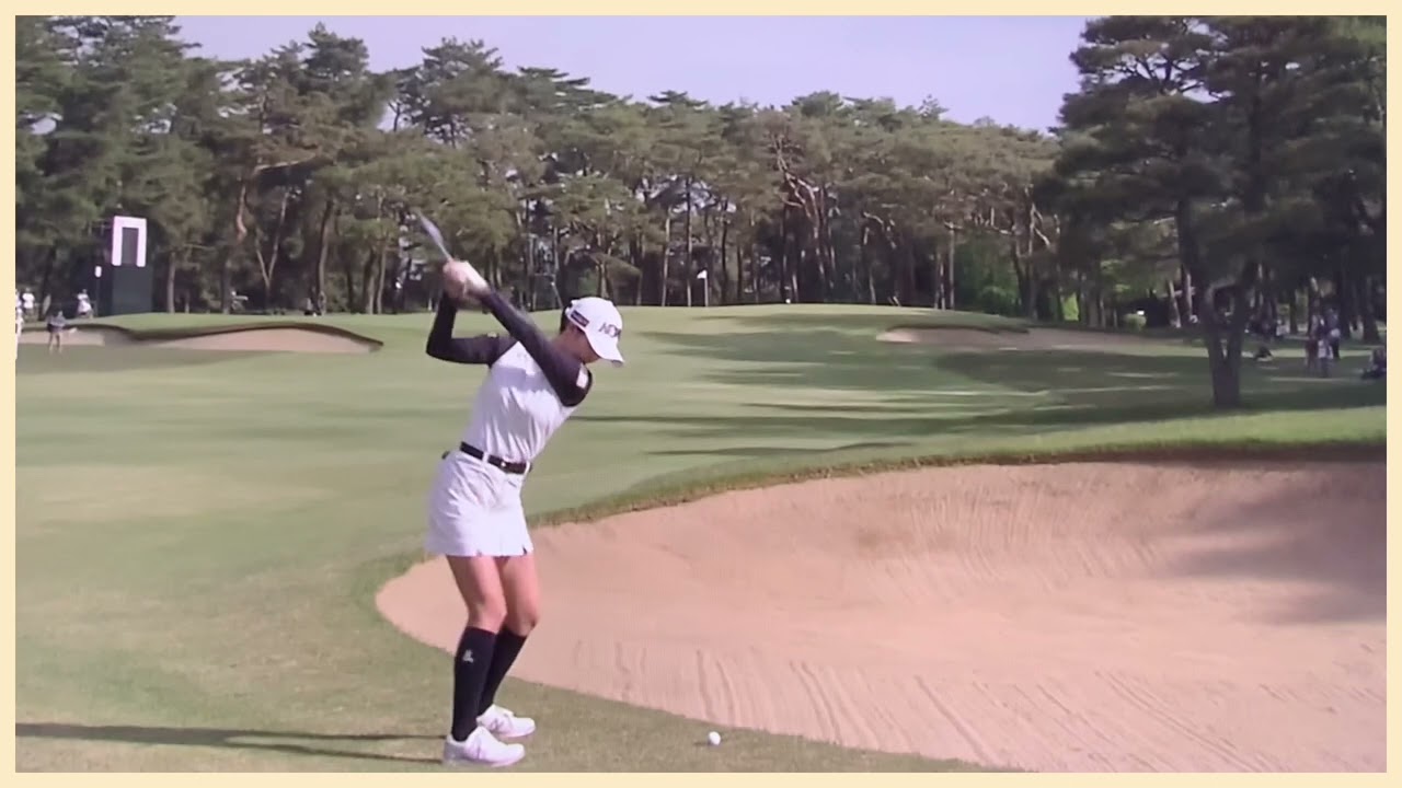 【ゴルフ】 金澤志奈　スイング