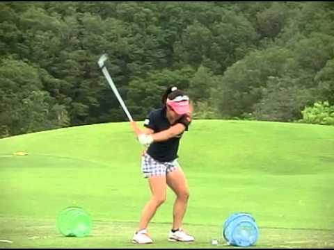 サントリーレディース2014　堀　奈津佳プロ　アイアンショット