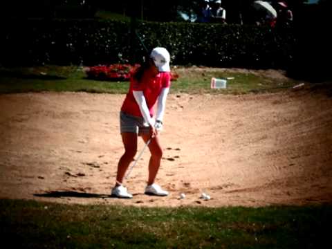 LPGA Taiwan Ai bunker practice 宮里藍 沙坑練習