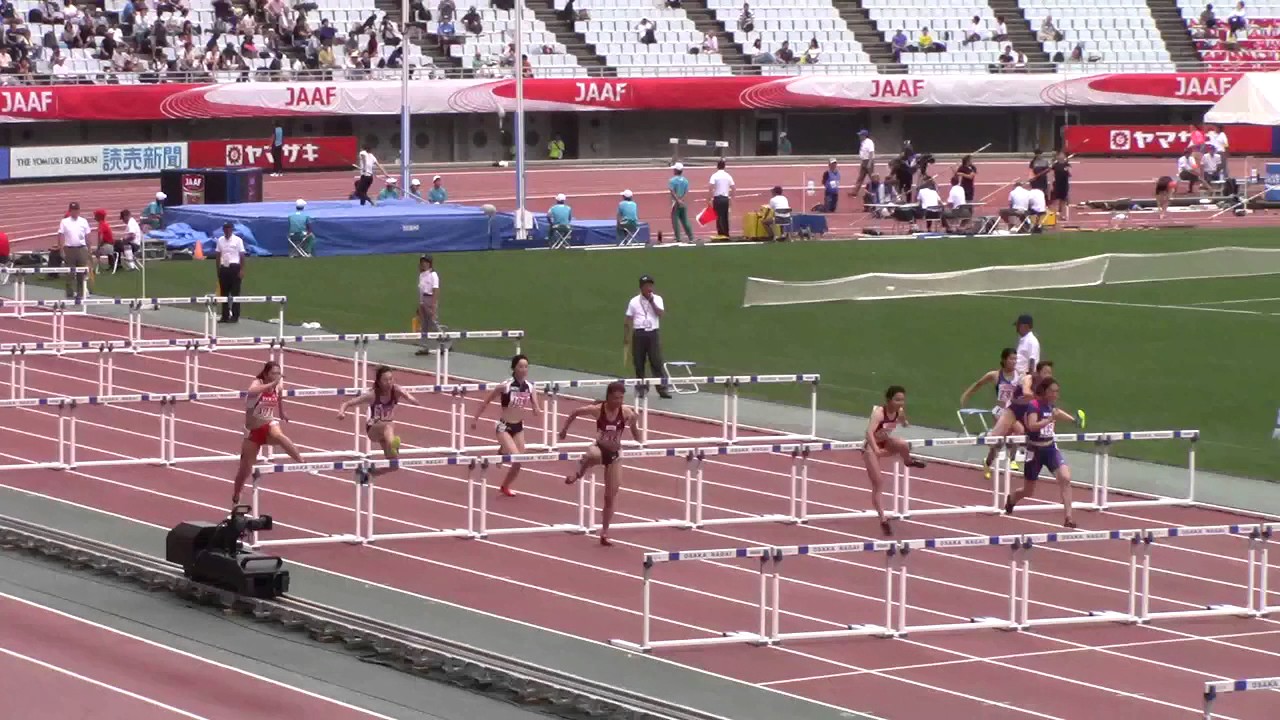2017 日本選手権陸上 女子100mH 予選1～4