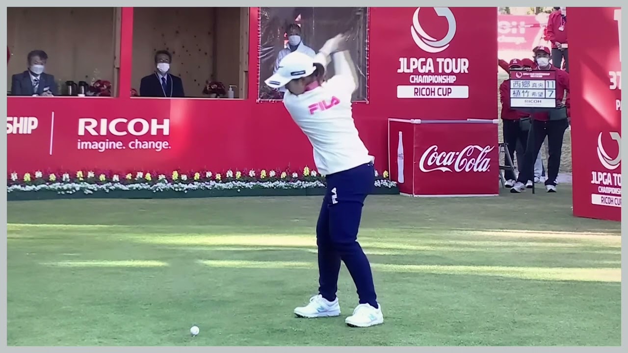 【ゴルフ】 西郷真央　スイング