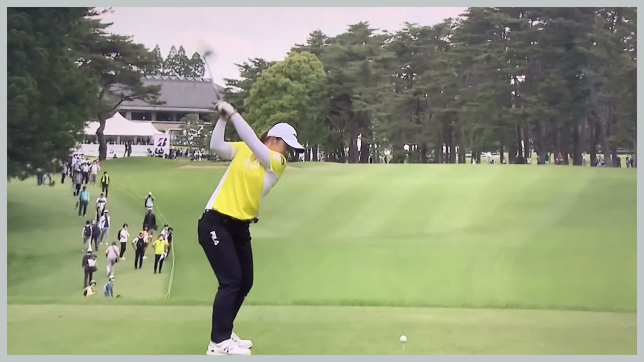 祝ツアー5勝目【ゴルフ】 西郷真央　スイング