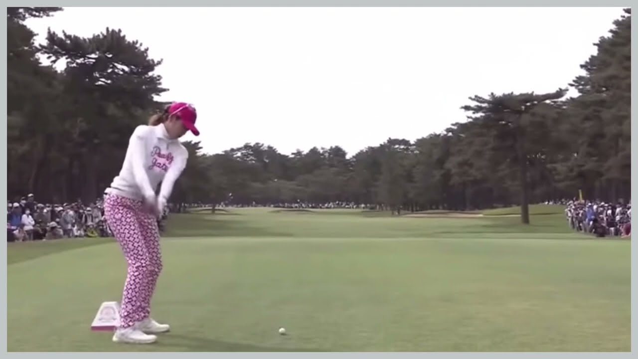 【ゴルフ】 原英莉花　スイング