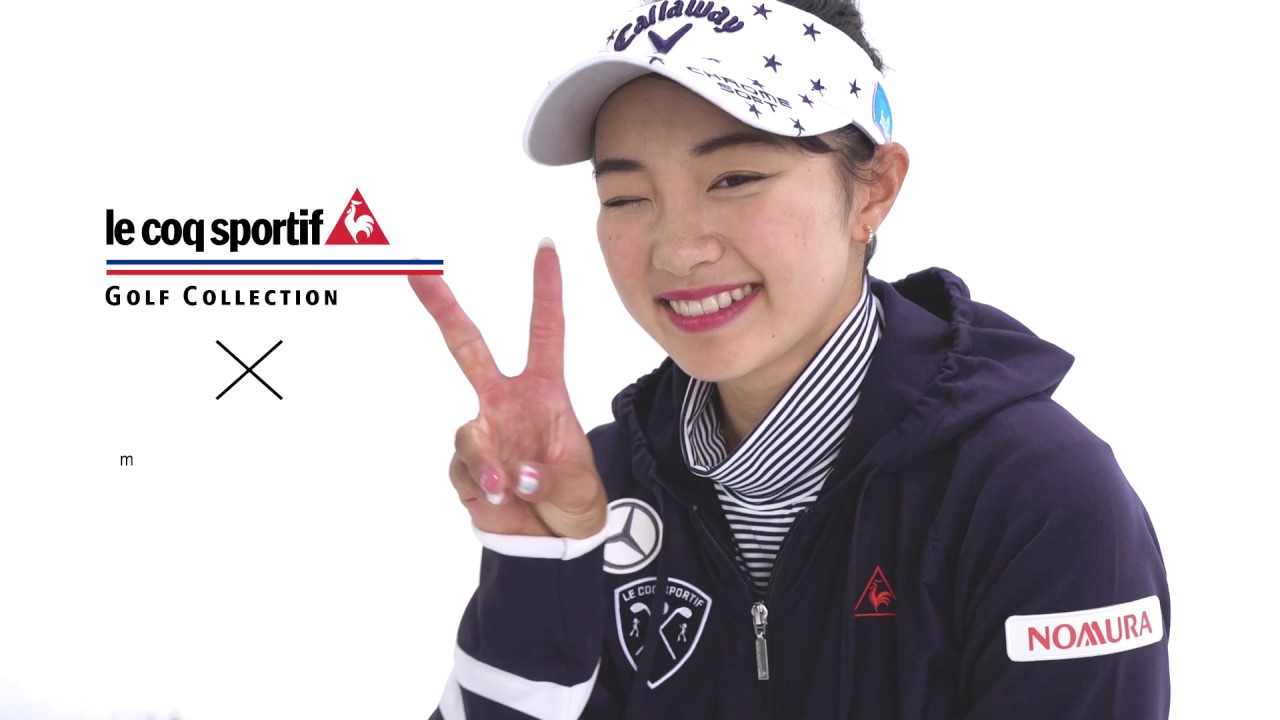 ルコックゴルフ×三浦桃香プロ　「はっ水セーター」インタビュー篇