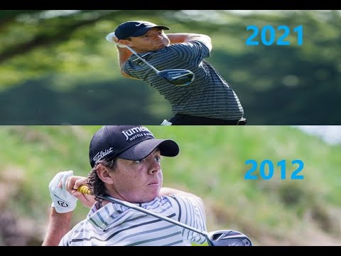 Rory McIlroy【Driver Shot】Swing comparison.2012 2021.ローリー・マキロイ　ドライバースイング　2012　2021比較