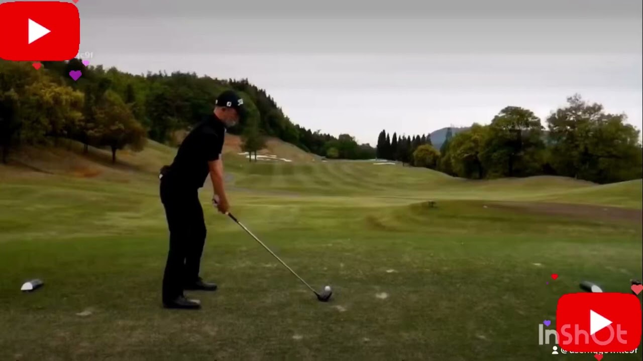 ゴルフ編⛳️首切りショットドライバー1W タイガーウッズtiger woodsローリーマキロイRory McIlroyの様にフィニッシュ後クラブクルクルストンのTWNK