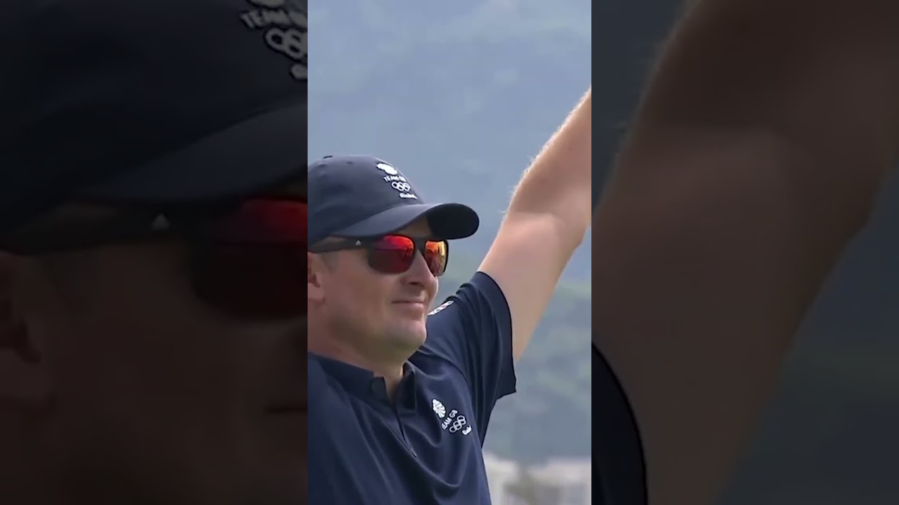 ⛳️ First Olympic Hole In One! | 🔥 Justin Rose Makes History In Rio #shorts