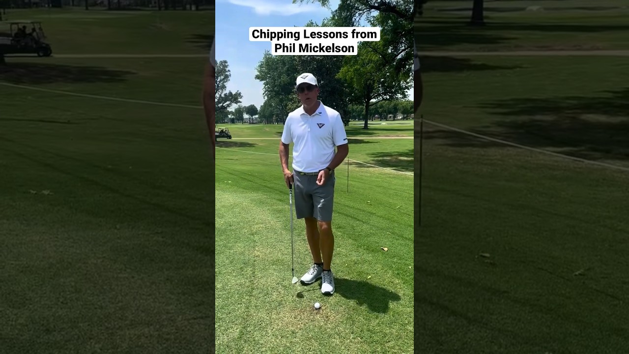 Phil Mickelson gives chipping advice #golf #sports #livgolf #lessons #shorts #advice