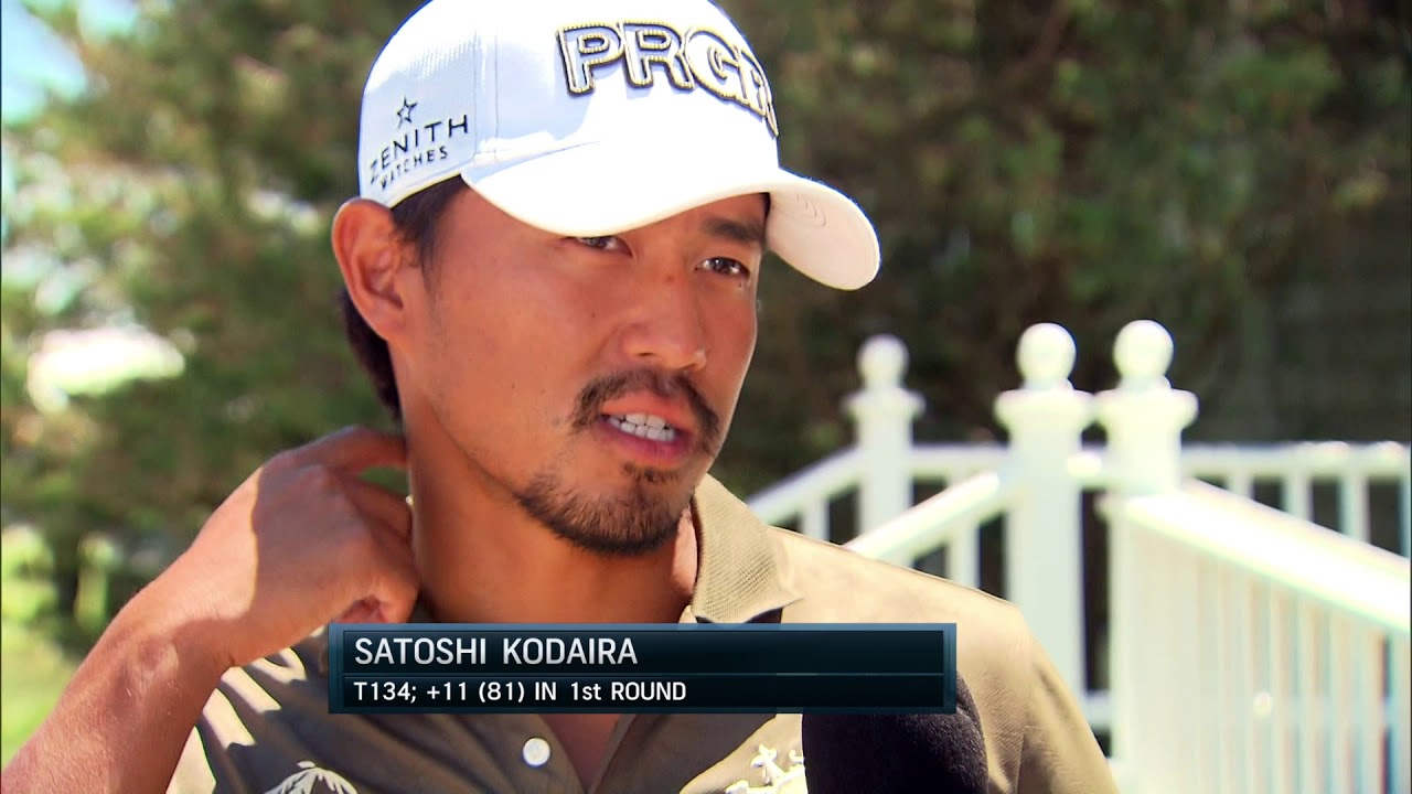 小平智　全米オープン初日のインタビュー | Satoshi Kodaira Round 1 Interview