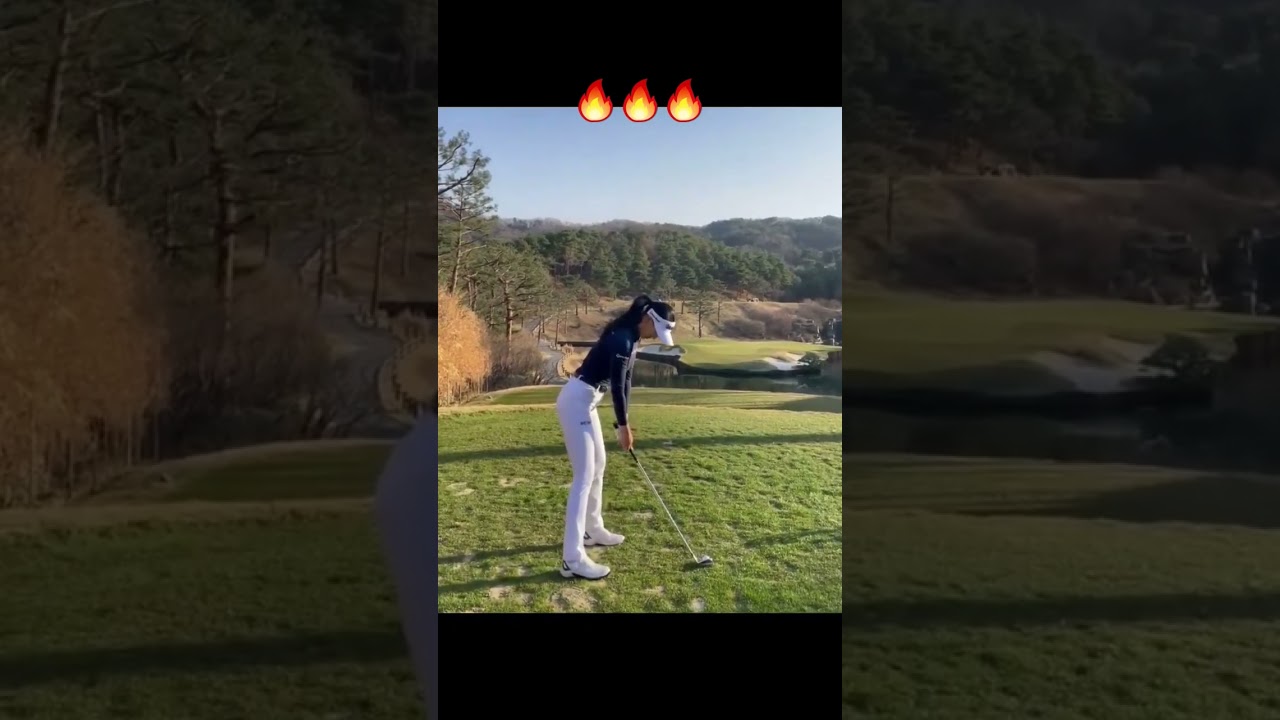 Beautifully flighted | Yoo Hyun-ju via @golf_room IG #golftips #golf #klpgatour #lpgatour