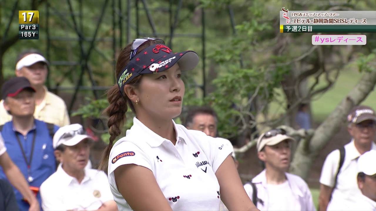 首位と1打差！！藤田光里が17番Hでロングパットを決めてバーディー奪取！！[ユピテル・静岡新聞SBSレディース]