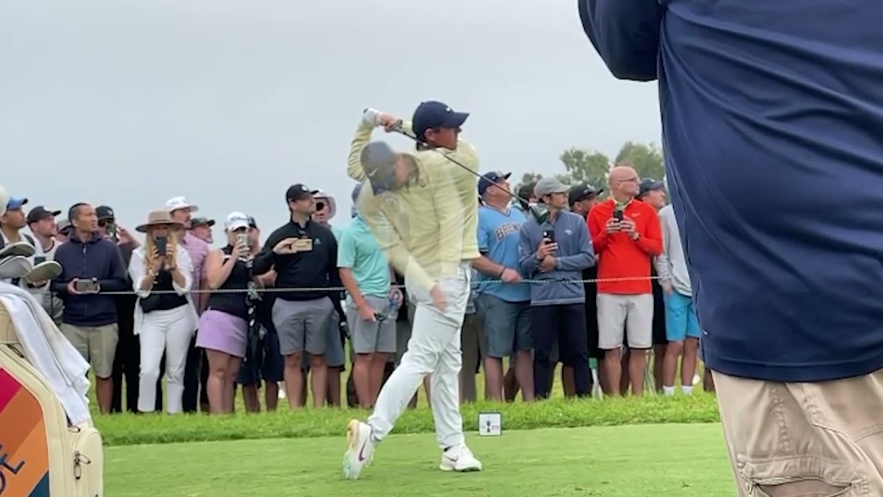 ロリー・マキロイ　正面インパクトポジション