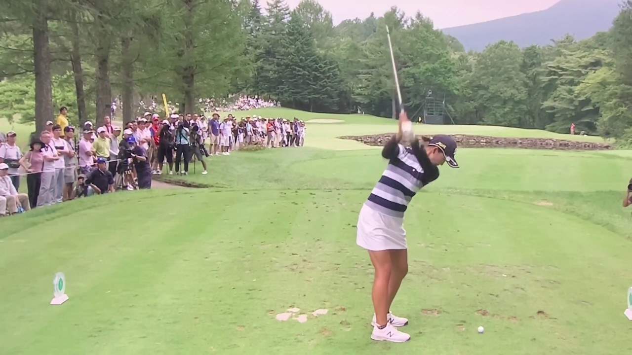 【ゴルフ】 松田鈴英 ナイスショット 2018 NEC軽井沢72ゴルフ 最終日