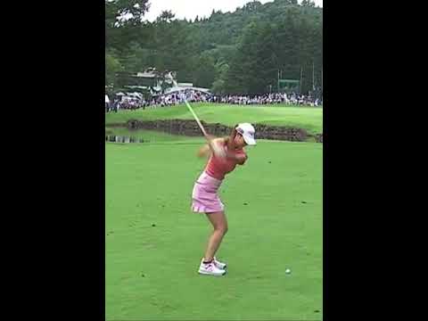 【金澤志奈 初優勝に期待！アイアン】ゴルフ　スイング　ゴルフスイング　初心者　スロー　スローモーション　ドライバー　女子プロ　ゴルフ女子　MCS  2023.5 #shorts