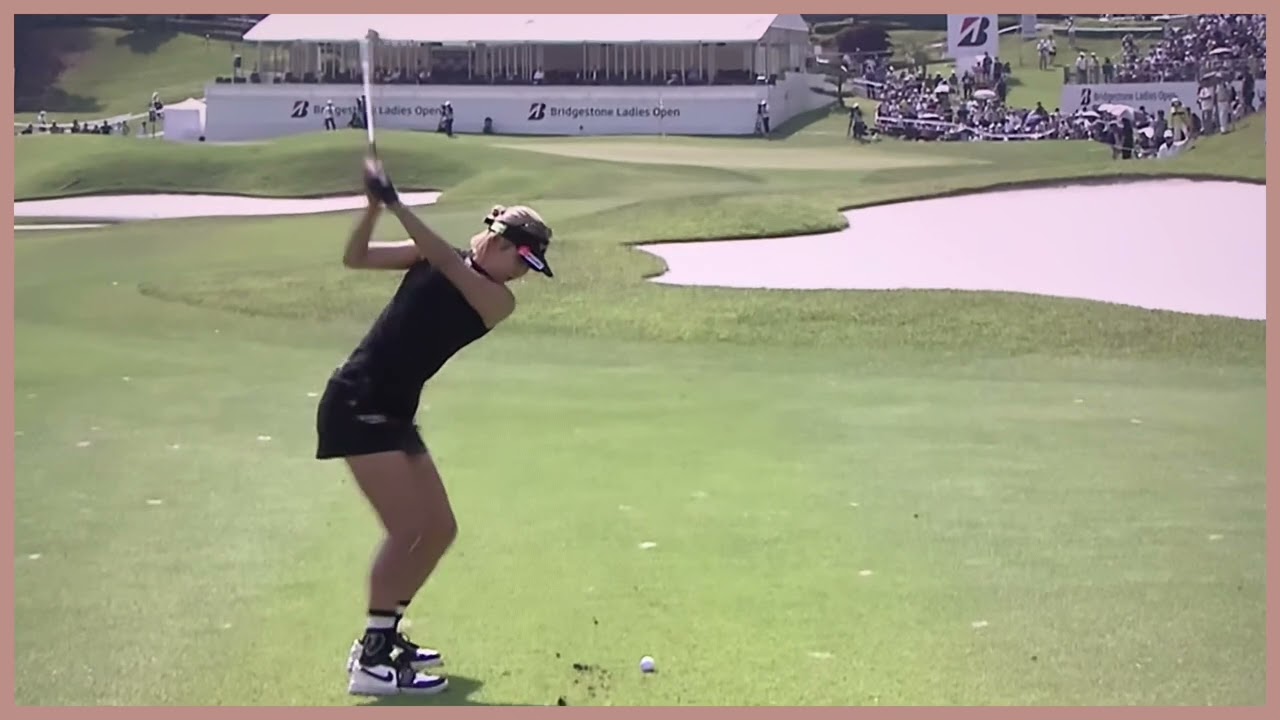 【ゴルフ】 金田久美子　スイング