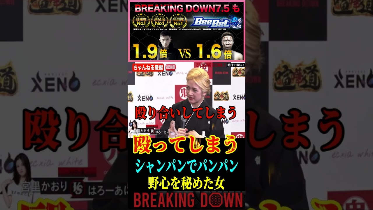 殴る女 #はろーあにー#宮里藍#ブレイキングダウン #breakingdown #朝倉未来 #朝倉海 #おすすめ #wbc #おすすめ #急上昇 #裏側 　#shorts