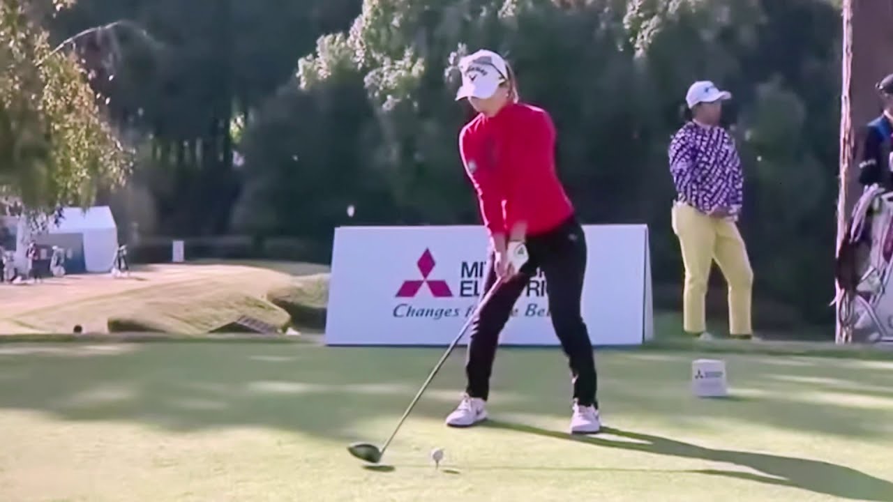 上田桃子 ゴルフ スイング