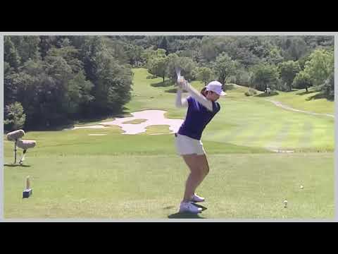 【ゴルフ】 大里桃子　スイング