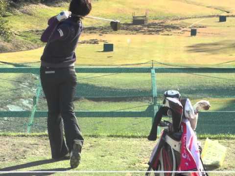 森田理香子プロ練習風景５　CIMG1613