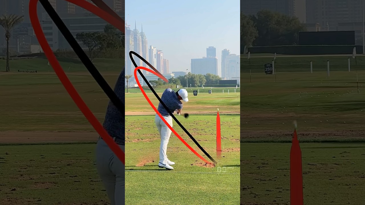 Rory Mcilroy slow motion golf swing on Shot Tracer app 🔥