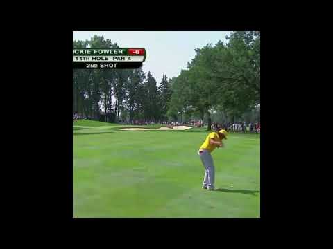 【バックスピンかけて入れる】リッキーファウラー（RickieFowler）アイアンショット