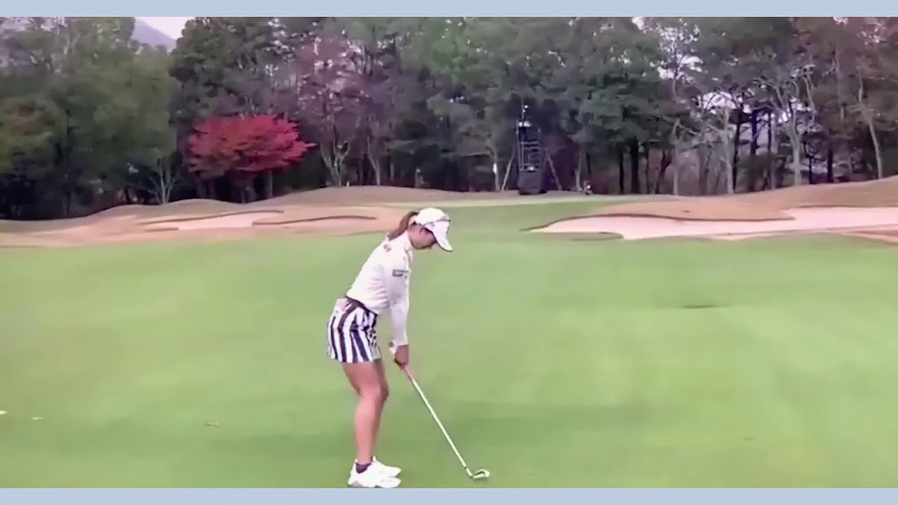 【ゴルフ】 松田鈴英　スイング