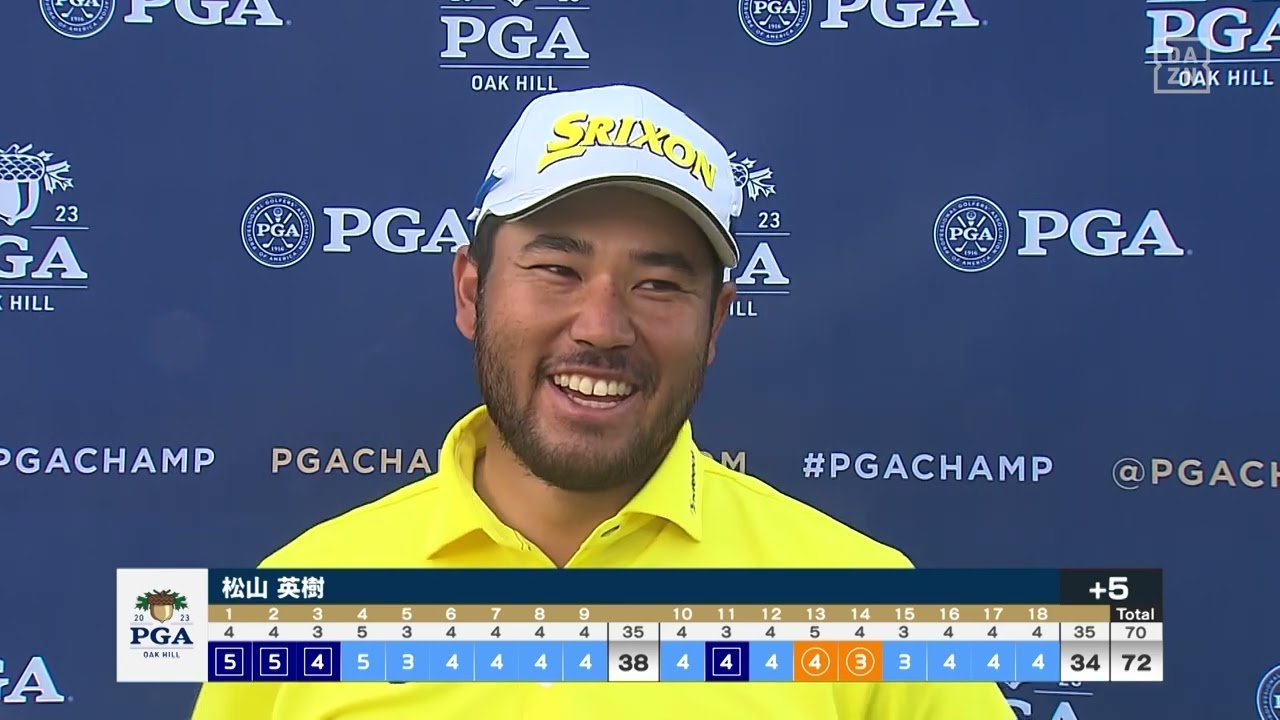 【松山英樹｜インタビュー】全米プロゴルフ選手権｜最終日｜2023