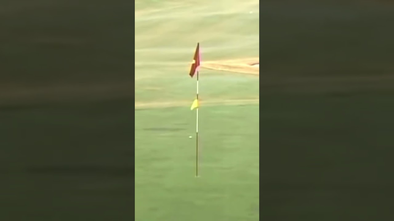 17歳の石川遼プロ✨左足下りからのショットでこの切れ味😱😭 #golf #石川遼 #アイアンショット