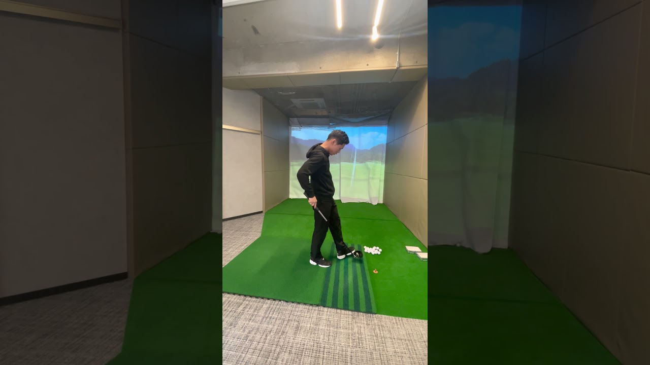 【ゴルフ】ローリーマキロイのような沈み込みスイングの練習