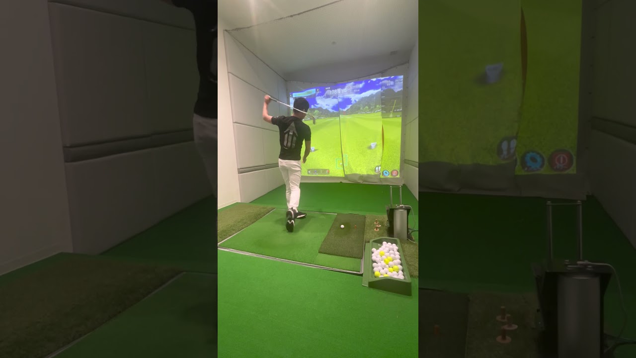 【ゴルフ】ローリーマキロイのような沈み込みスイングの練習