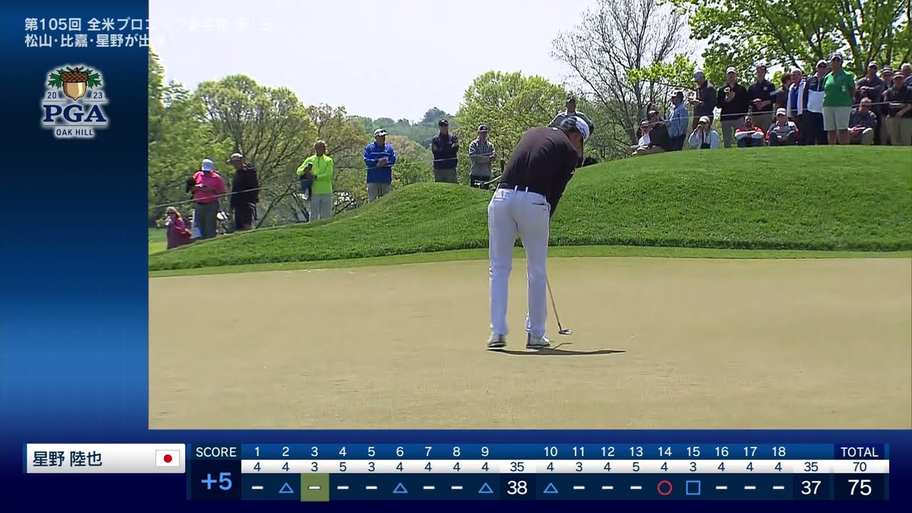 【無料独占生放送！】全米プロゴルフ選手権　2023　1日目　星野選手ハイライト