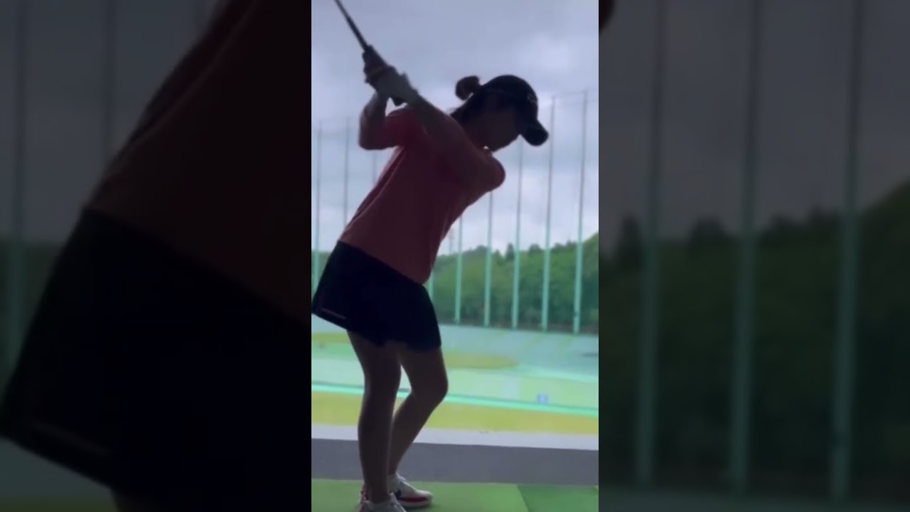 キャディと揉めて有名になった大西葵 の鬼シャロー #女子プロショート動画 #ゴルフ女子 #ゴルフスイング