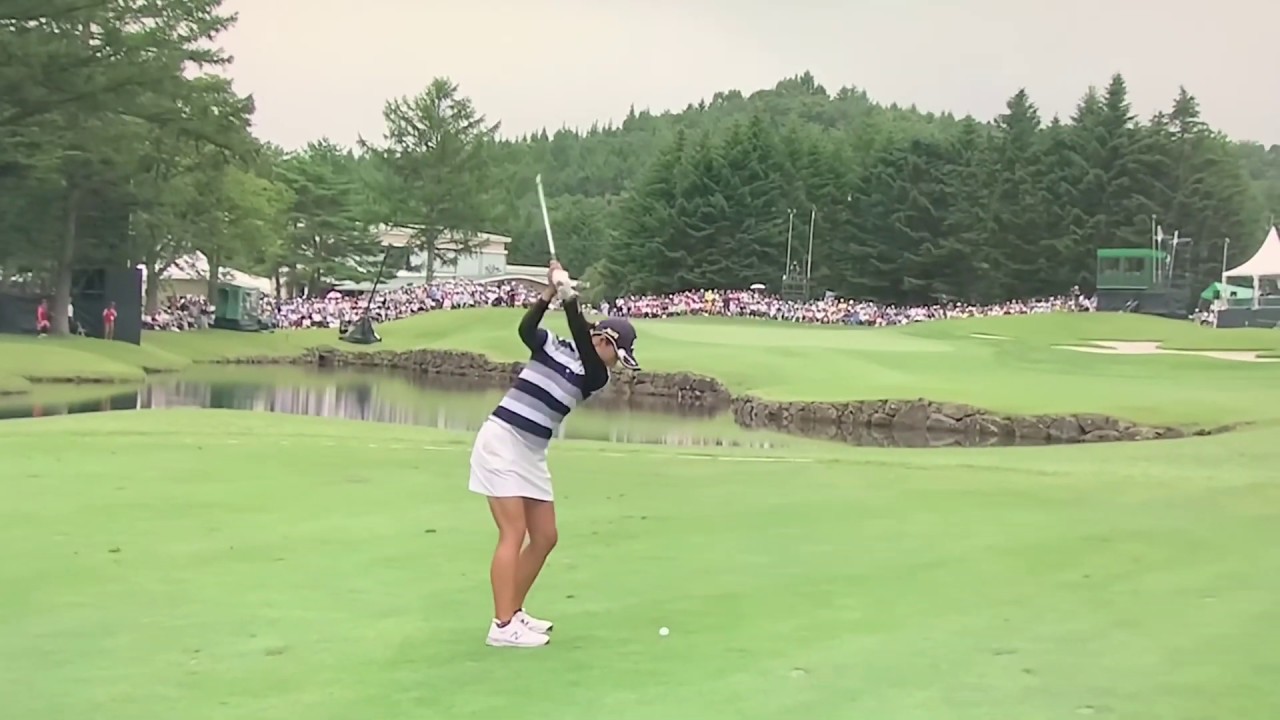 【ゴルフ】 松田鈴英 ナイスショット 2018 NEC軽井沢72ゴルフ 最終日