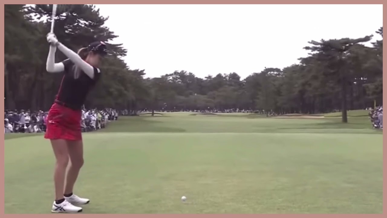 【ゴルフ】 安田祐香　スイング