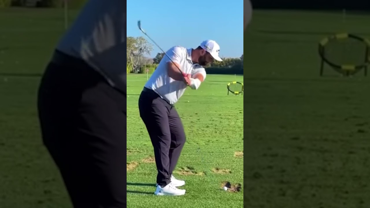 JON RAHM GOLF SWING  ジョン・ラーム　スローモーション　#shorts #golf