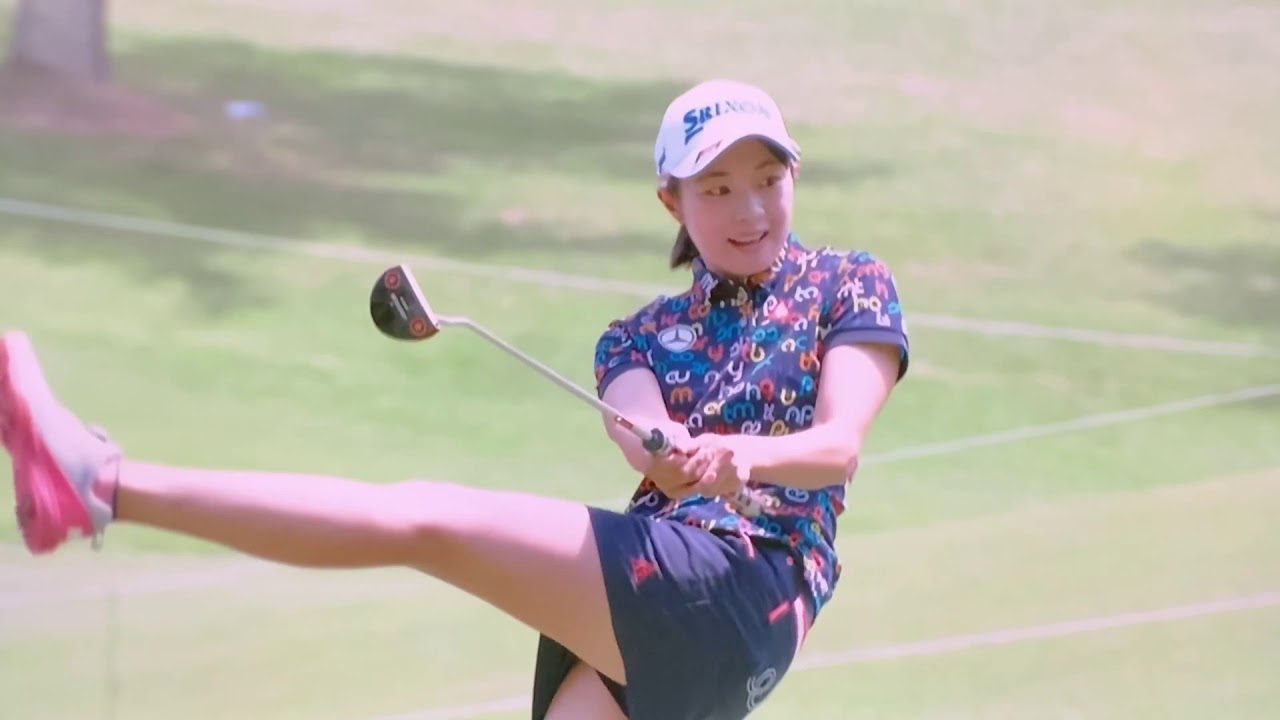 【ゴルフ】 三浦桃香 惜しいイーグルパット 2018 NEC軽井沢72ゴルフ 最終日