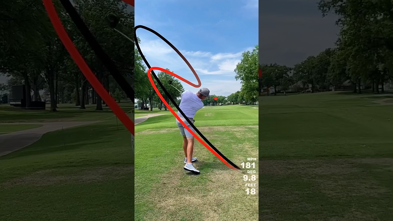 Bryson DeChambeau golf Swing in slow Motion on Shot Tracer app 🔥