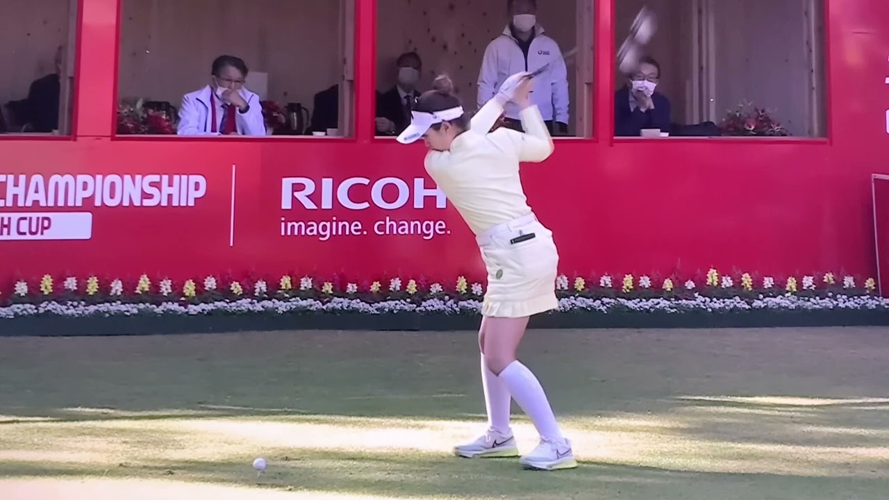 【ゴルフ】 西村優菜　スイング