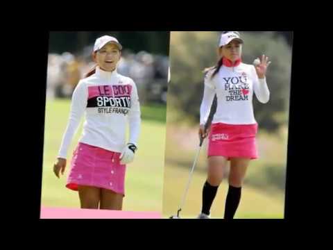 横峯さくら　選手　　この広い野原いっぱい　水色の恋